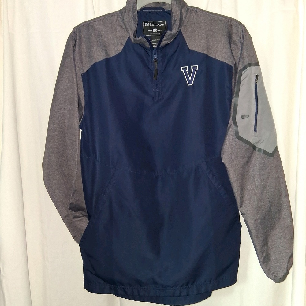 Holloway Villanova 3/4 Zip‎ Lightweight Pullover Jacket Starter Women's Size XS